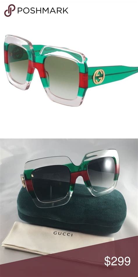 gucci red grenn|red and green Gucci glasses.